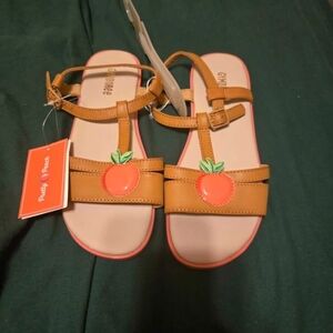 Gymboree Pretty Peach Tan Sandals